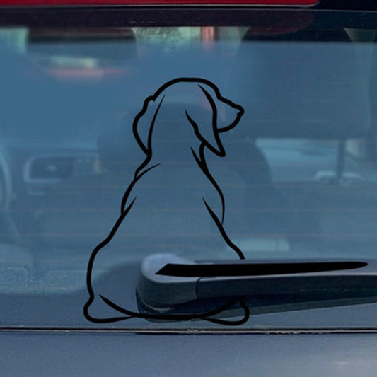 Dog-Shaped Windshield Wiper Accessory