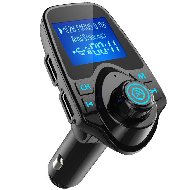 Bluetooth Car FM Transmitter & Charger with Hands-Free Calling