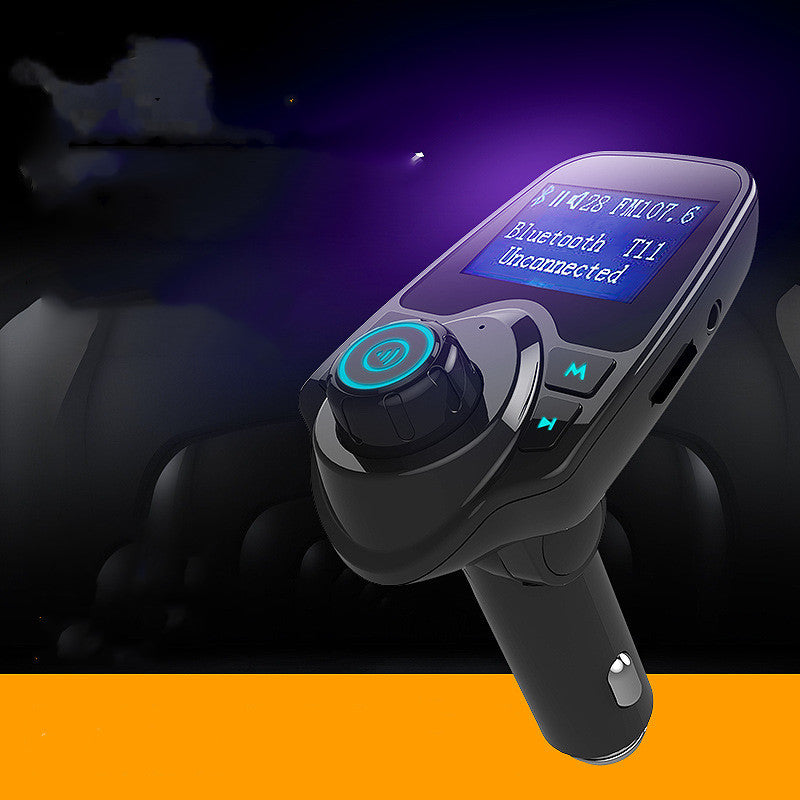 Bluetooth Car FM Transmitter & Charger with Hands-Free Calling