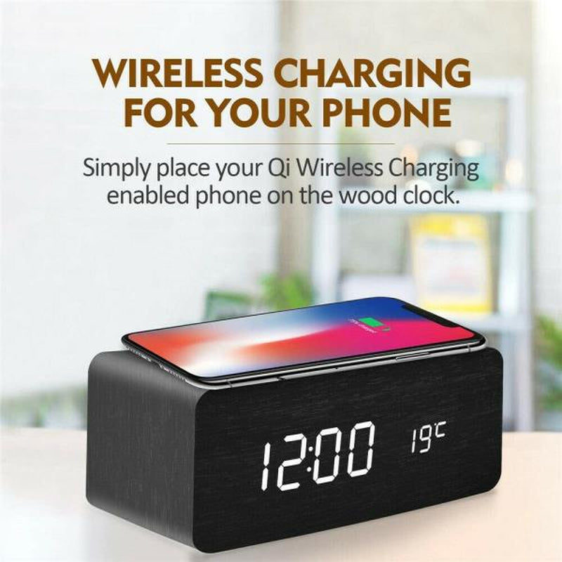 SMART CLOCK - Wireless Charging And Alarm Clock